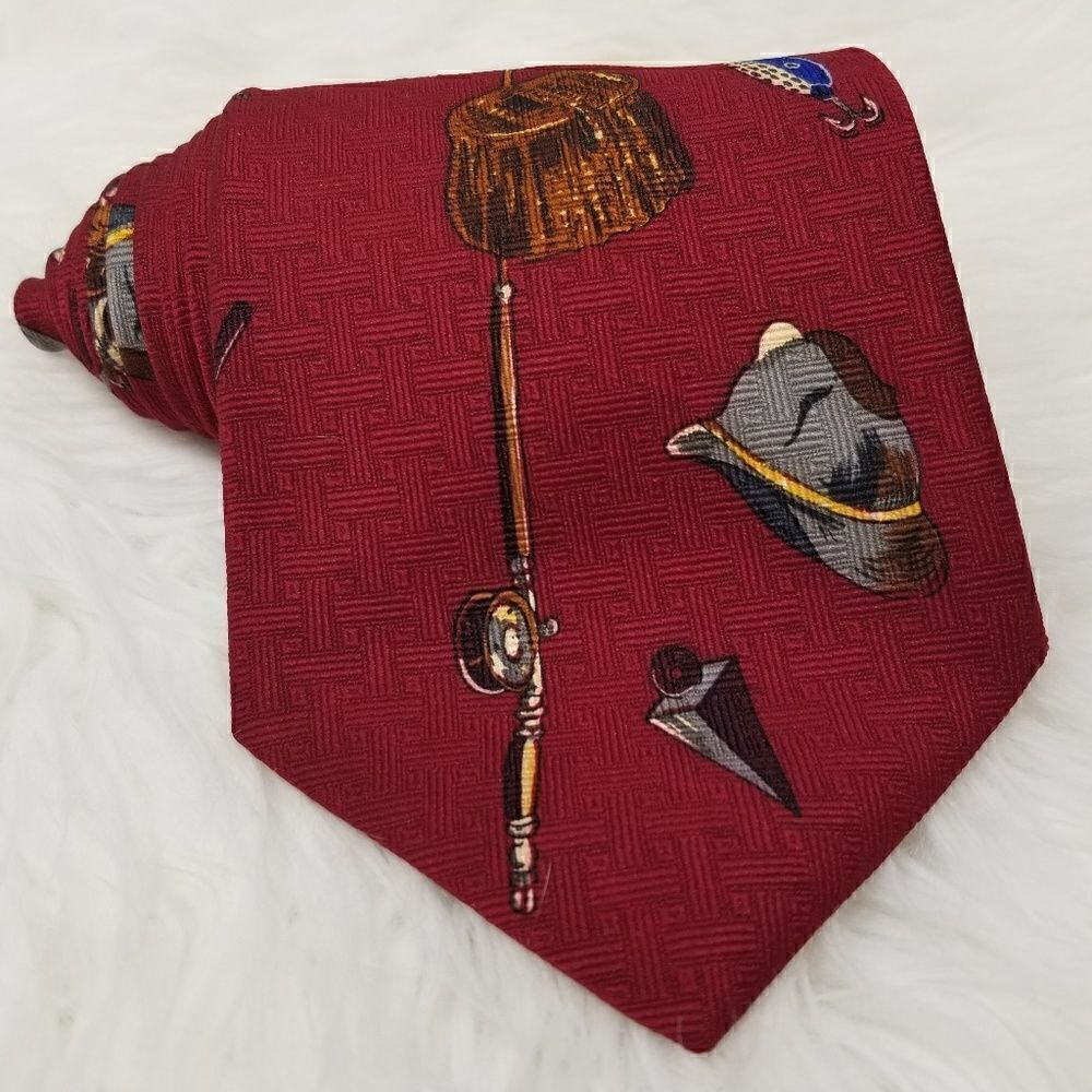 American Angler Necktie Red Fly Fishing Rod Reel